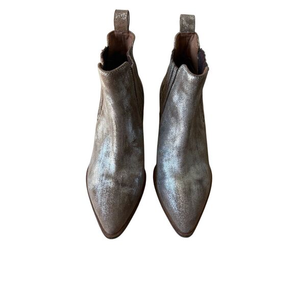 Seychelles Wanderlust Booties  Metallic 7.5 Tan Brown Metallic - Picture 3 of 8